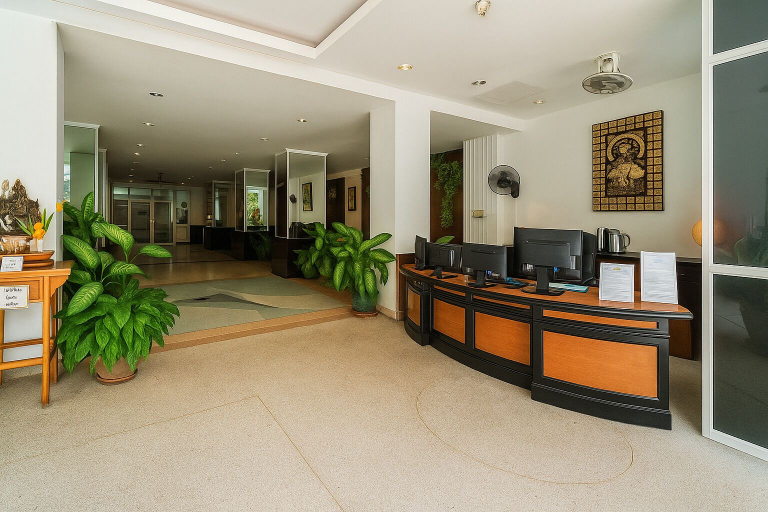 Living room 3, 5 Star Resort Patong Beach - Olympic Size Pool, Gym, Phuket Island