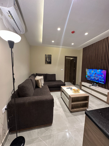 Living room 3, Charming Amman Apartment with Electric Heating  Satellite TV, Amman