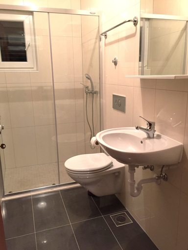 Bathroom, Heated Infinity Pool, Family Apartment With Panoramic sea View 2, Trogir