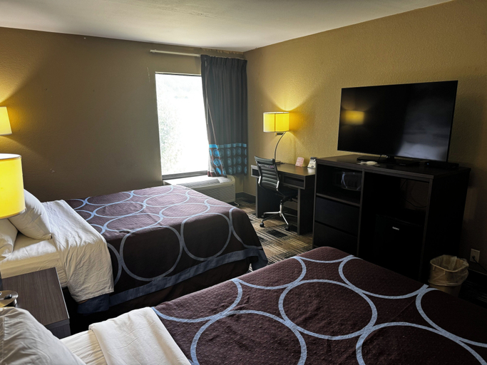 Bedroom 3, Super 8 by Wyndham Conway, Faulkner