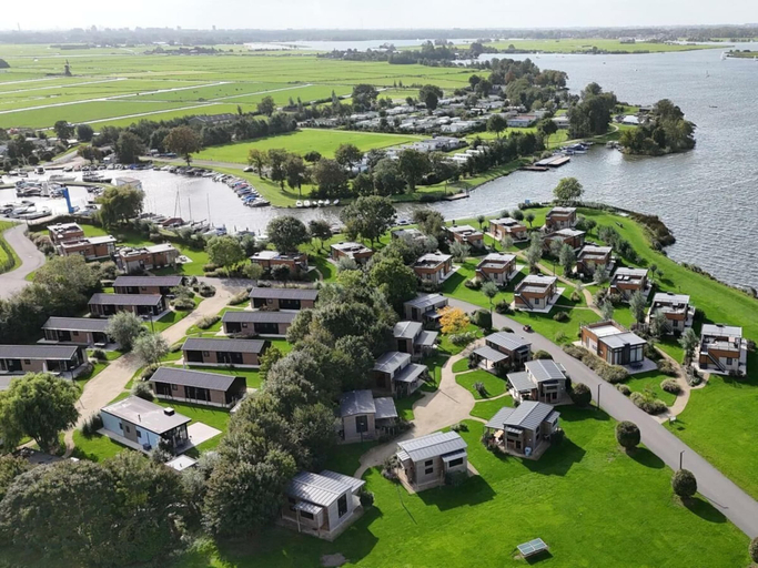 Aerial view, Holiday Home in Warmond With Terrace, Warmond