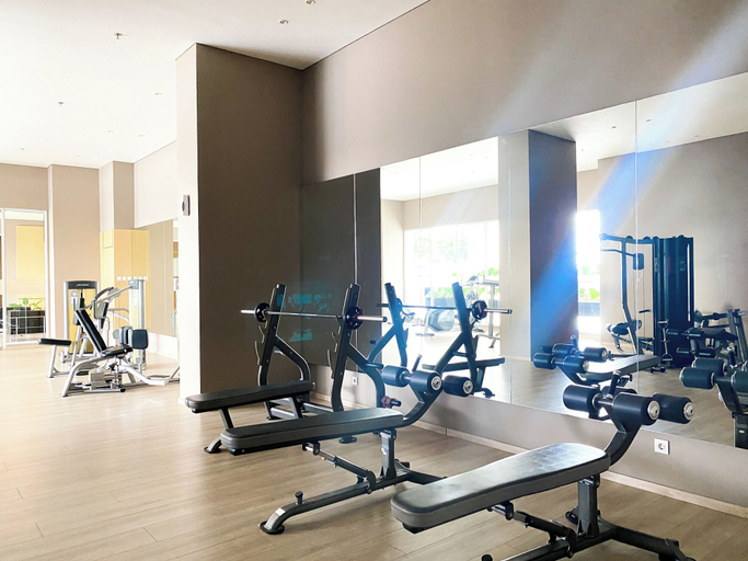 Fitness facility, Homey And Comfortable Studio At Cisauk Point Apartment, Tangerang