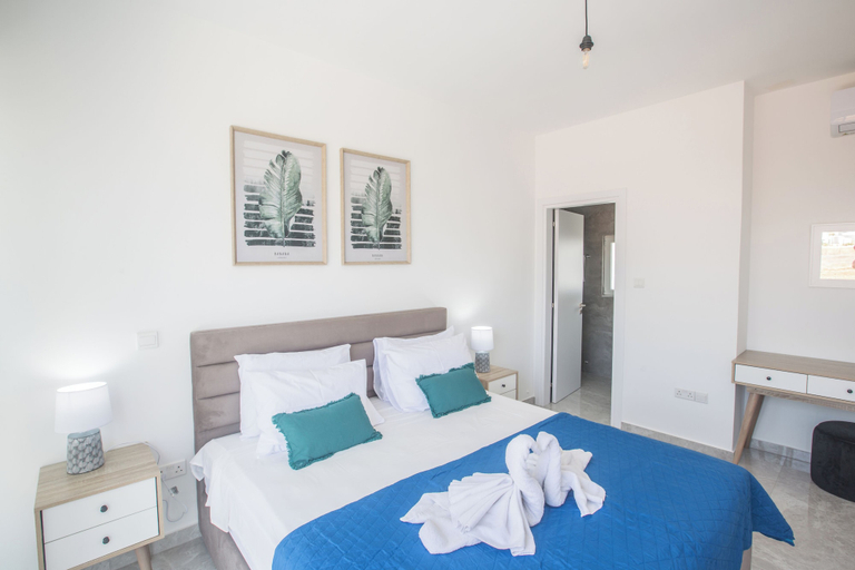 Bedroom 3, 4 Bedroom Villa in Protaras Center - Protaras Vie Bleu Villa Vb3