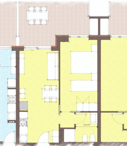 Floor plan, Cozy Flat With Terrace Near the sea, Venezia