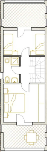 Floor plan 3, Large apartment with three bedroom in Bibione, Venezia