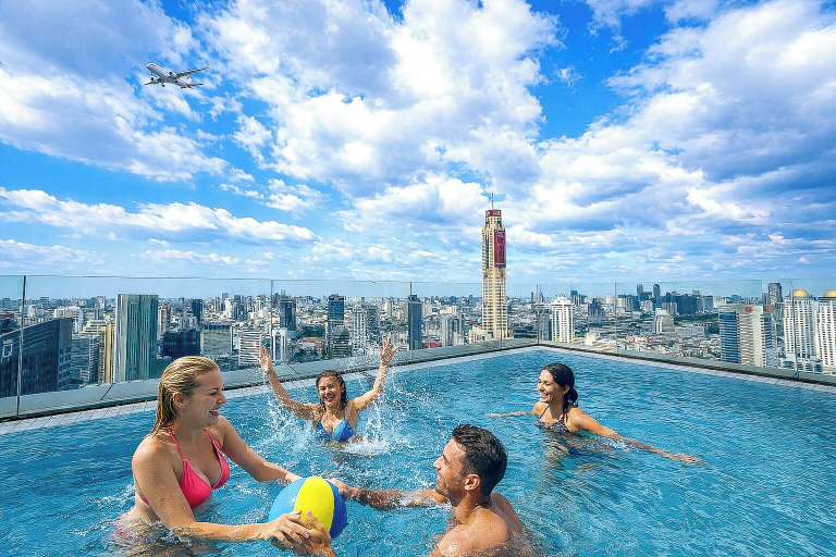 Pool 2, Bangkok Luxury New Condo · Siam Paragon · Walk to BTS, Ratchathewi