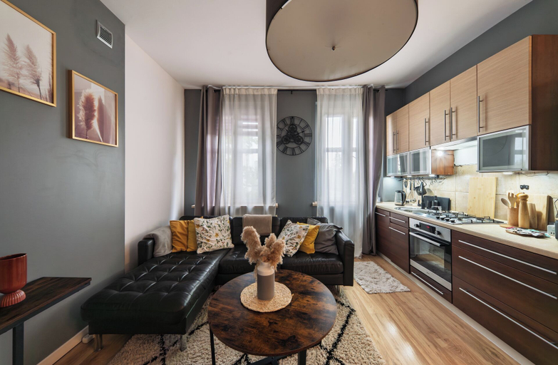 Living room 2, RentPlanet - Apartament Bukowska, Poznań City