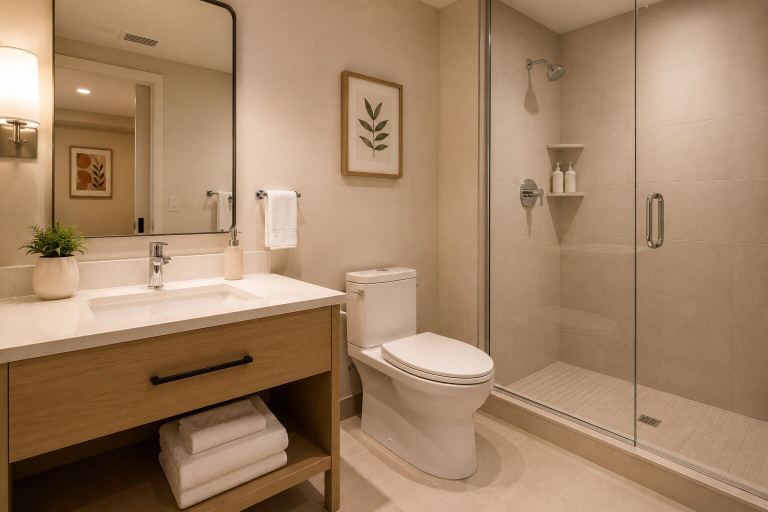 Bathroom, Camden & Cove Hotel, Toronto