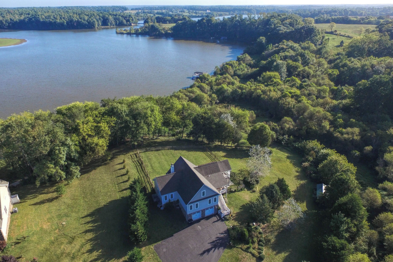 Exterior 5, Nature Lover's Lakefront Home With a Beach, Dock, Fire Ring, & More, Spotsylvania