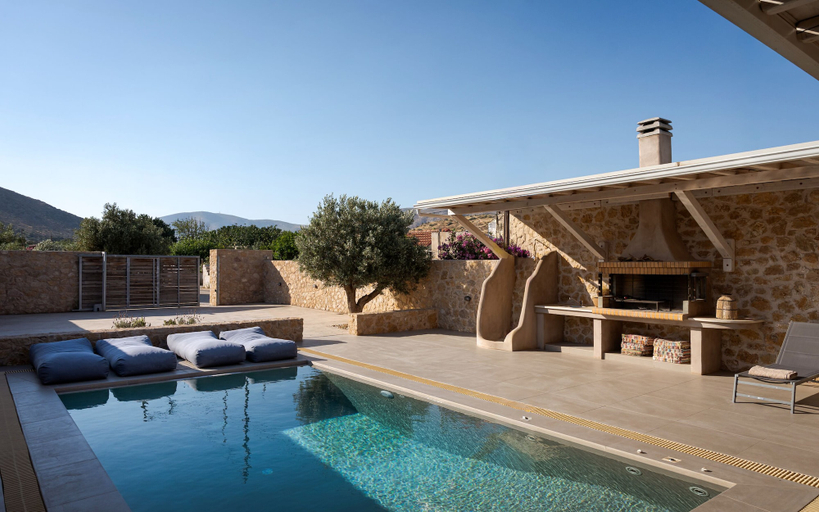 Outdoor pool 2, Olive Tree House, Attica