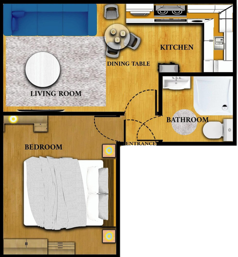 Floor plan, Free Parking Central Reading Flat Fully Equipped, Reading