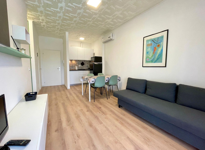 Living room 5, Modern Flat With Pool View Balcony, Venezia