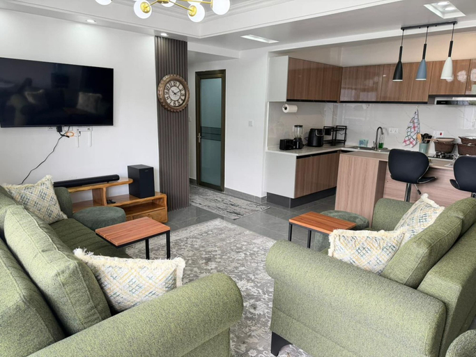 Living room 3, Charming 2-bedroom Apartment in Riverside Drive, Nairobi, Dagoretti North