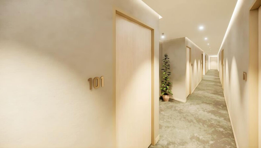 Hallway, The Merchant Hotel, a member of Radisson Individuals, Brisbane