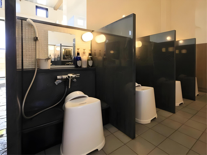 Bathroom 4, Hotel Futabanomori, Namie