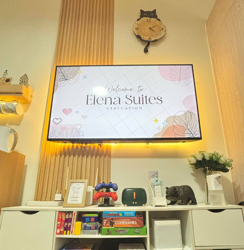 Room amenity, Aesthetic Cozy Stay With Ps4, Netflix & Coffee Nook - Elena Suites Staycation, Kalookan City