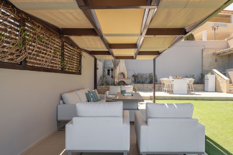 Living room 4, Caldera Blue Villa!!, Crete
