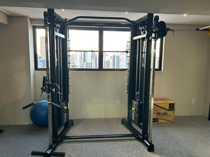 Fitness facility 2, Bela Hospedagem - 504 Ed W Gratitude, João Pessoa
