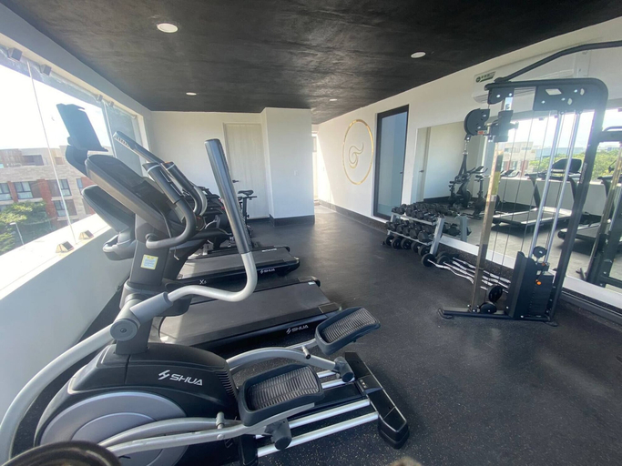 Fitness facility 5, ¡bello Zen PH 2 Terraces for 4 People!, Cozumel