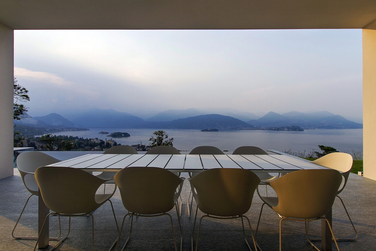Outdoor dining, Modern Oasis Overlooking Lake Maggiore, Verbano-Cusio-Ossola
