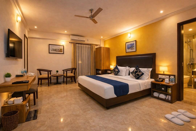 Bedroom, Mauryan Stay - Yashobhoomi, Delhi