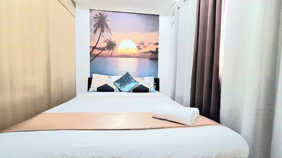Bedroom 3, Homey 1BR With Balcony City View in Grace Res, Taguig