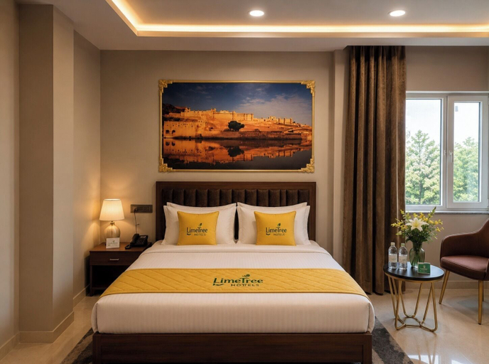 Room 5, Lime tree Hotels & Banquet Jal mahal Jaipur, Jaipur