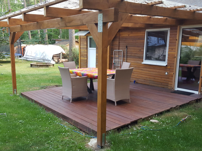Terrace/patio, Haus Waldidyll am See 1, Barnim