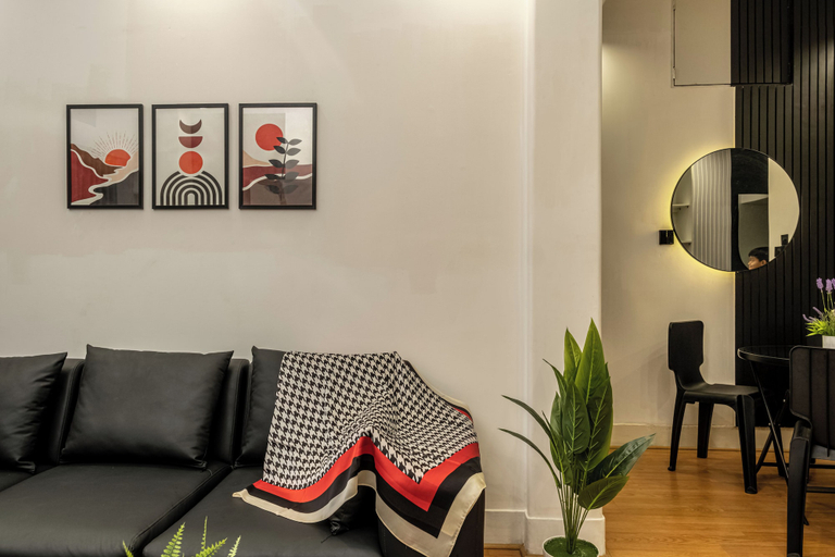 Living room 3, Minimalist Apt at DAC Intl Airport Msg to Avail Special Offer for Flight Catcher, Dhaka