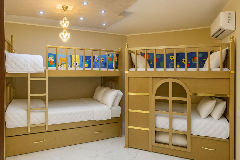 Bedroom 3, Porto Said chalet rentals near the beach, Al-Manasrah