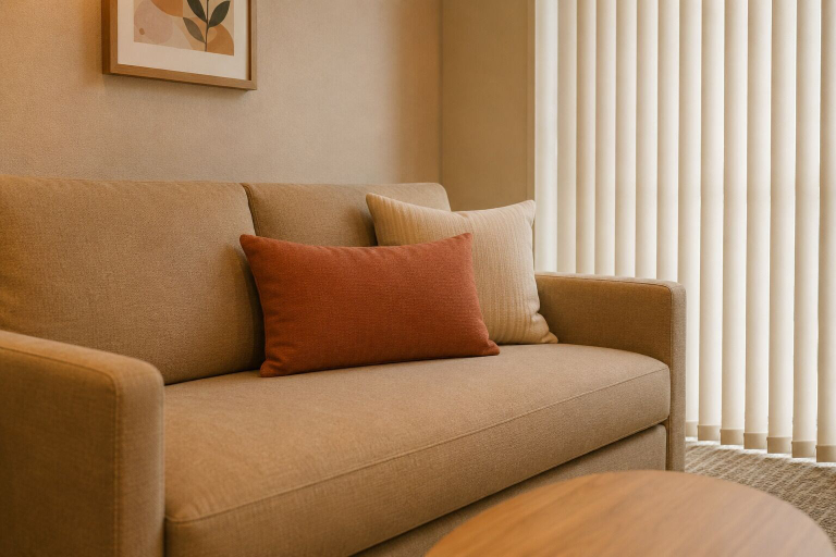 Living area 2, Camden & Cove Hotel, Toronto