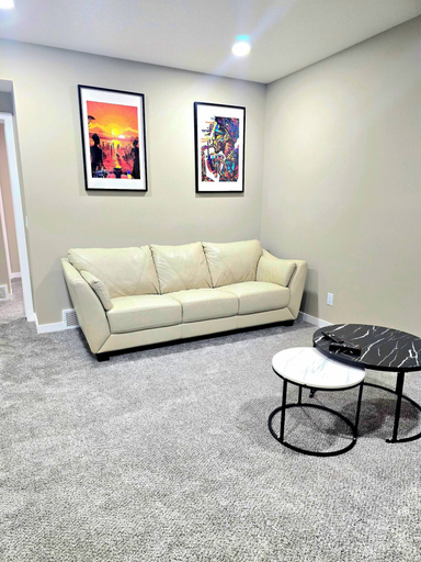 Living room, Private, Cozy, Luxury, Spacious One Bedroom Suite, Division No. 6
