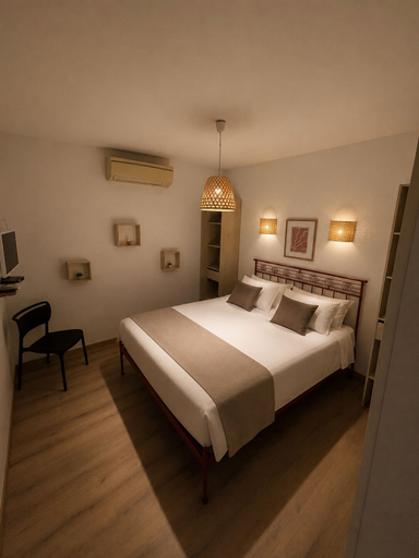 Bedroom 2, Hôtel Restaurant Les Jasses de Camargue, Gard