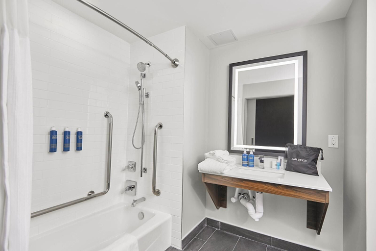 Accessible bathroom 3, Four Points By Sheraton Oakville, Halton