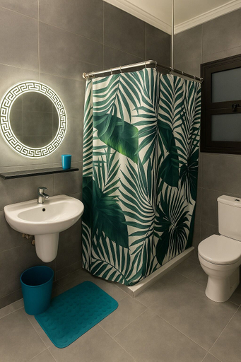 Bathroom 5, Luxurious Chalet with Stunning Views in Port Said, Egypt, Al-Manasrah