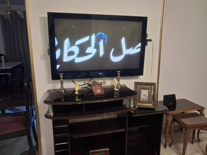 Room amenity, Spacious 3-bedroom Apartment in Central Cairo With City View, Nasr City 1