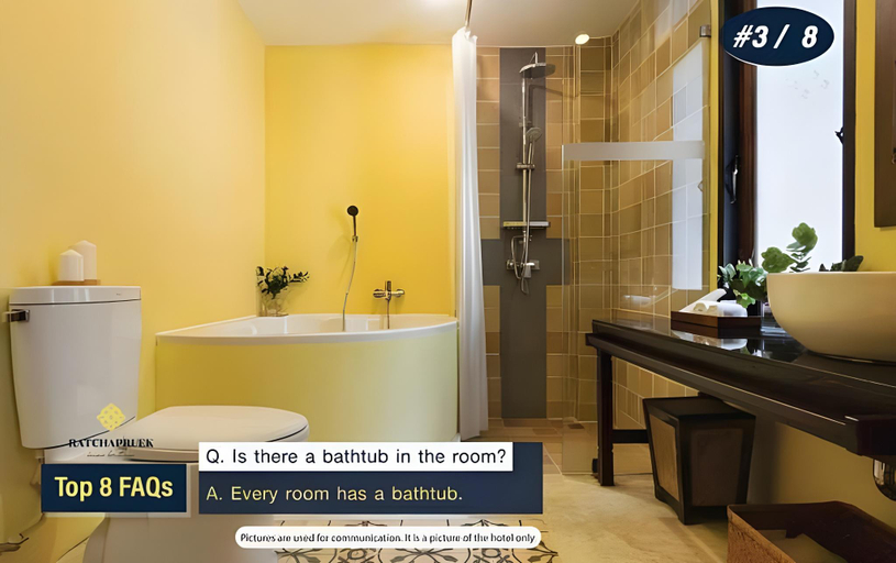 Bathroom 4, Ratchapruek Lanna Boutique, Hang Dong