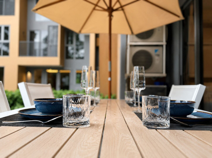 Outdoor dining 4, Skypark Premier 2BR Residence Laguna, Phuket Island
