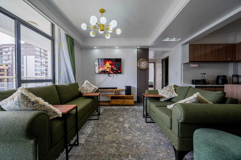 Living room 4, Charming 2-bedroom Apartment in Riverside Drive, Nairobi, Dagoretti North