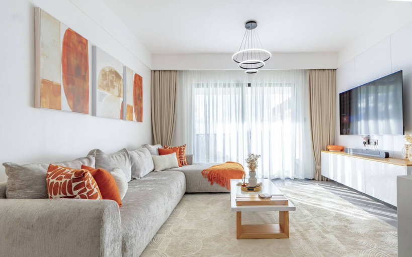 Living room 5, Serene 1-bedroom Apartment With National Park Views, Langata