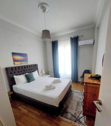 Bedroom 3, Athens Apartment Nina, Next To The Metro Station, Attica