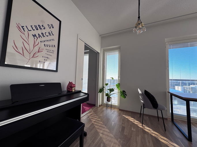 Living room, Nordic Home Bliss With Music Moments, Uusimaa
