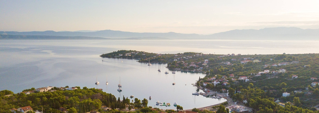 Aerial view, Comfortable Apartment Island Šolta -seaview, Šolta