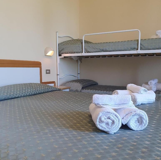 Bedroom 3, Hotel de la Plage, Rimini