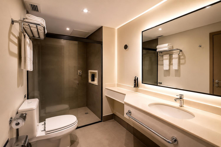 Bathroom 5, Intercity Sao Paulo Paulista, São Paulo