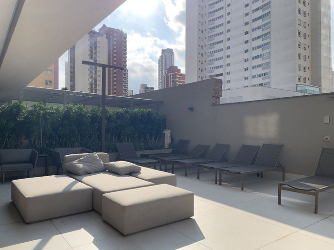 Terrace/patio, 28m² 2 People Pool Gym, São Paulo