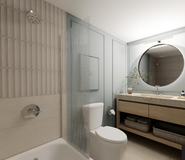 Bathroom, World of Blue, Bergen