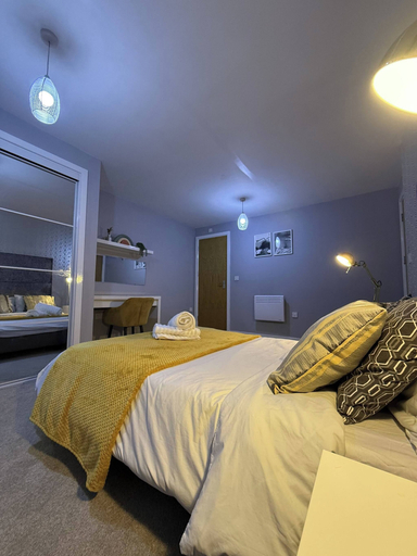 Room 5, 2bed Flat 5 Mins From New Street Free Parking, Birmingham