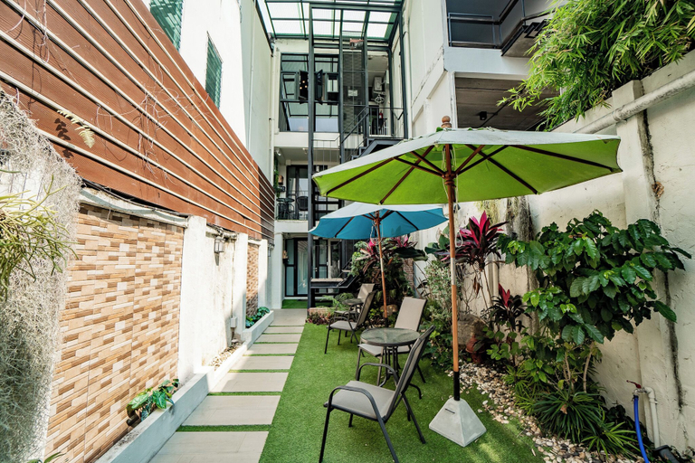Terrace/patio, Luxury Industrial Flat 5 Mins From Nimman, Muang Chiang Mai