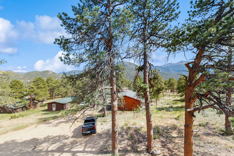 Exterior 5, Modern Cabin With Mountain Views, Private Yard & Furnished Deck - Great Location, Larimer